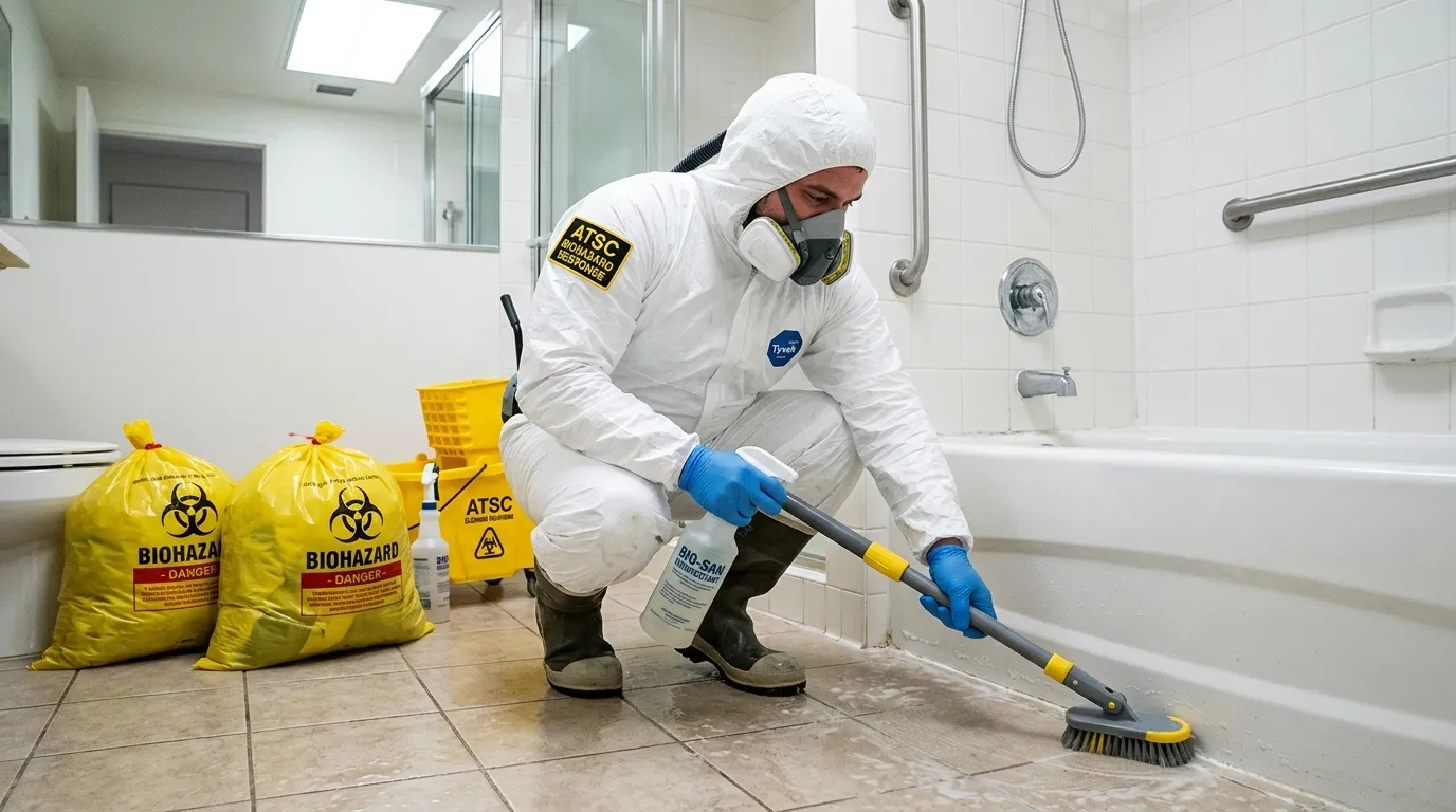 Decontamination equipment deployed for Blood Cleanup in East Brunswick